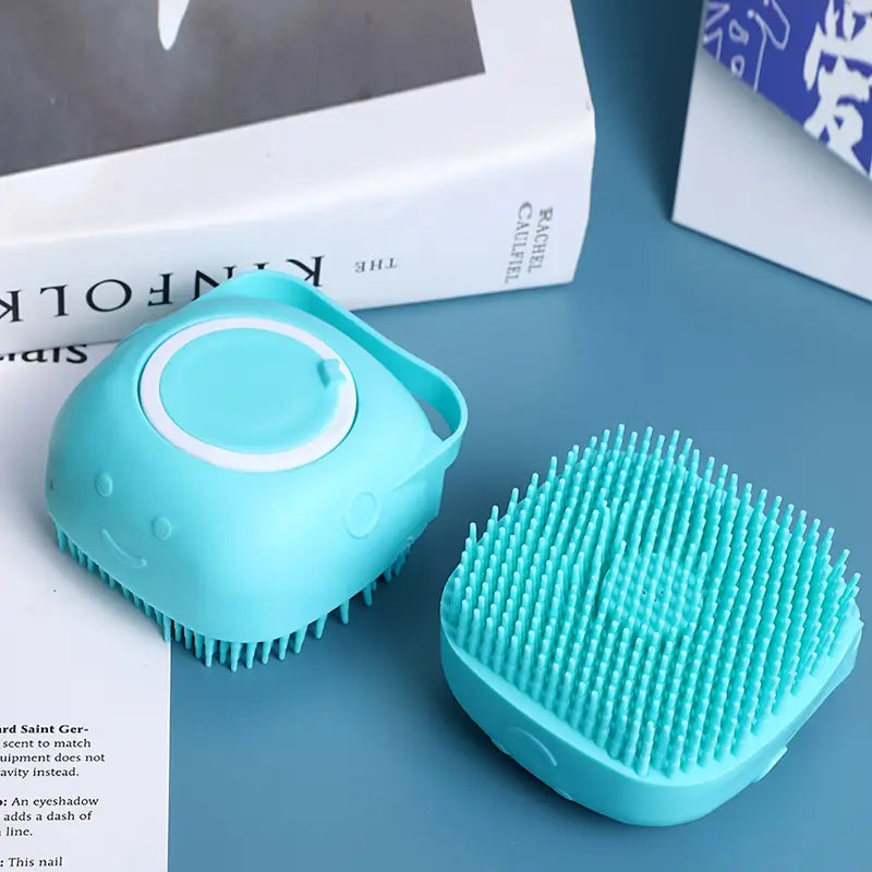 Pet Health Bath Brush for Deep Cleaning, Skin Care, and Coat Renewal