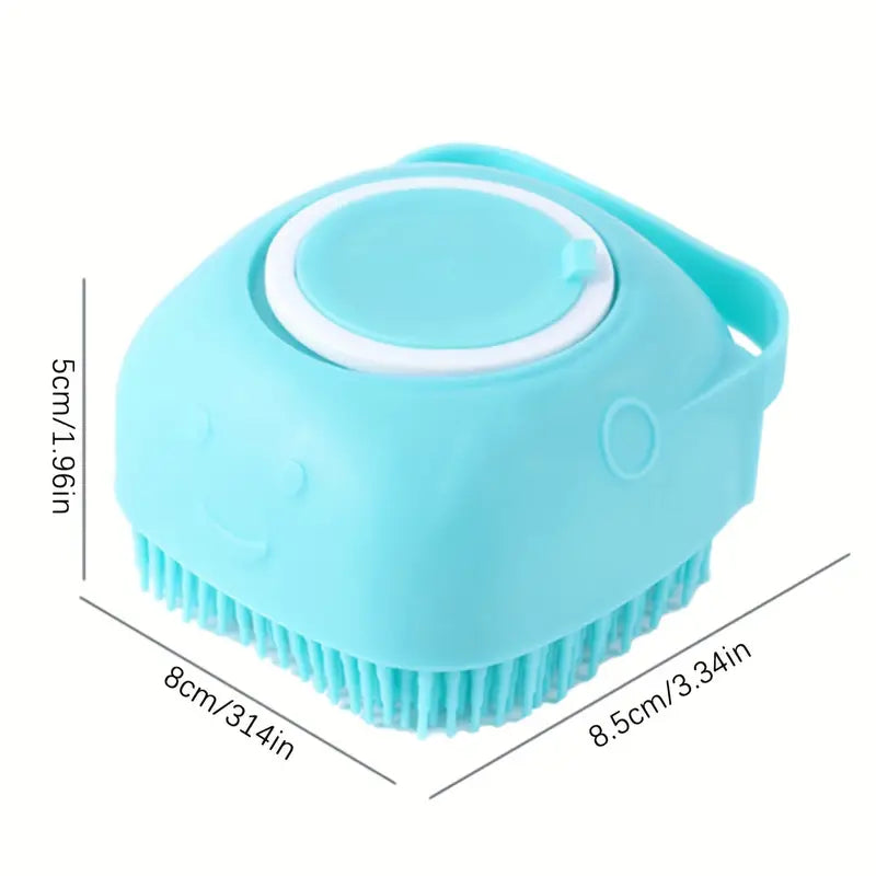 Pet Health Bath Brush for Deep Cleaning, Skin Care, and Coat Renewal